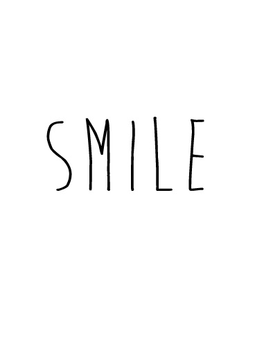 Smile, Plakat / Tekstplakater hos Desenio AB (7642, posters)